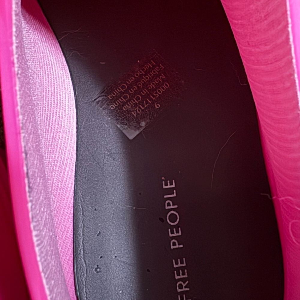 Free People High Street Rain Boots -Dragon Fruit - Picture 3 of 3